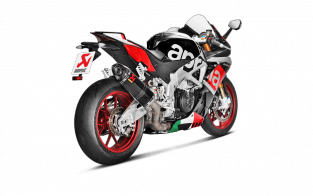 Akrapovic Slip-on Line Carbon Einddemper zonder E-keur Aprilia RSV4 2015 > 2016